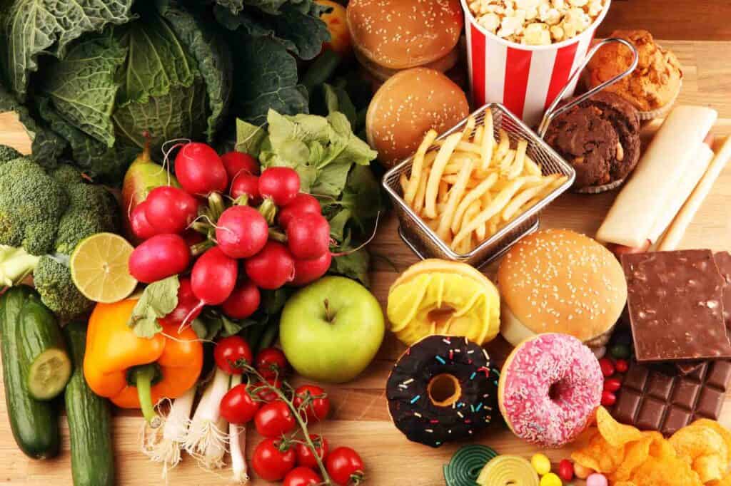 ernährungsfehler schnelle kohlenhydrate gegen langkettige lebensmittel